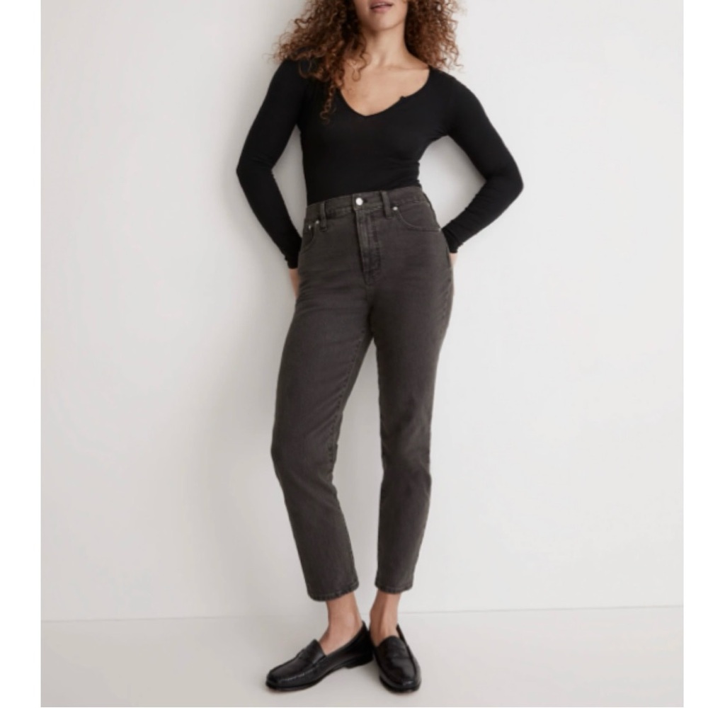 MADEWELL | The Perfect Vintage Charcoal Wash Casual 90’s Style Jeans Size 27